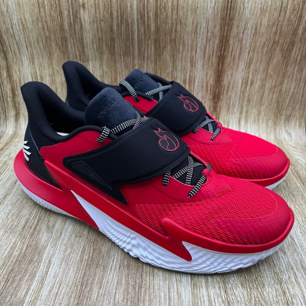 Under Armour Curry‎ Fox 2 Men's Size 15 Red Black Sneakers Shoes 6011008-008 NEW